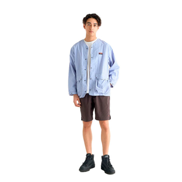 NANGA Nylon Tusser No Collar Jacket - Lavender
