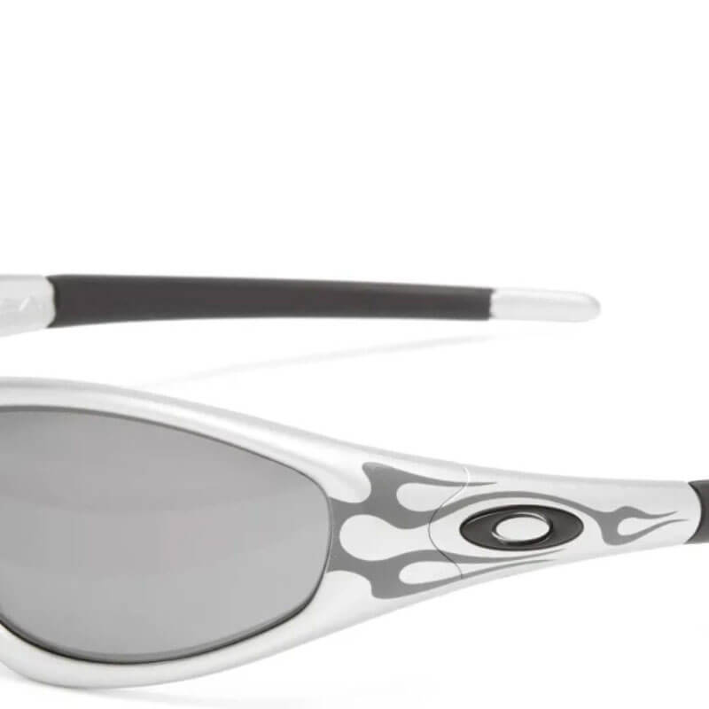 OAKLEY MUZM Straight Jacket™ 99 - X-Silver Flames