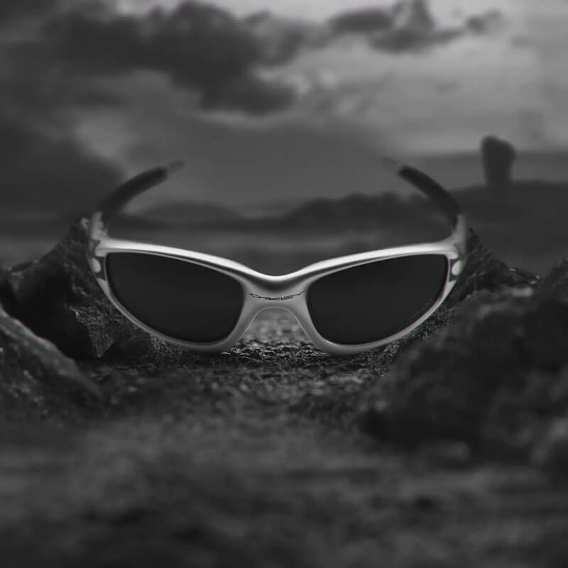 OAKLEY MUZM Straight Jacket™ 99 - X-Silver Flames