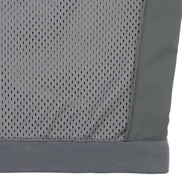 Mesh Track Crew Neck - Grey
