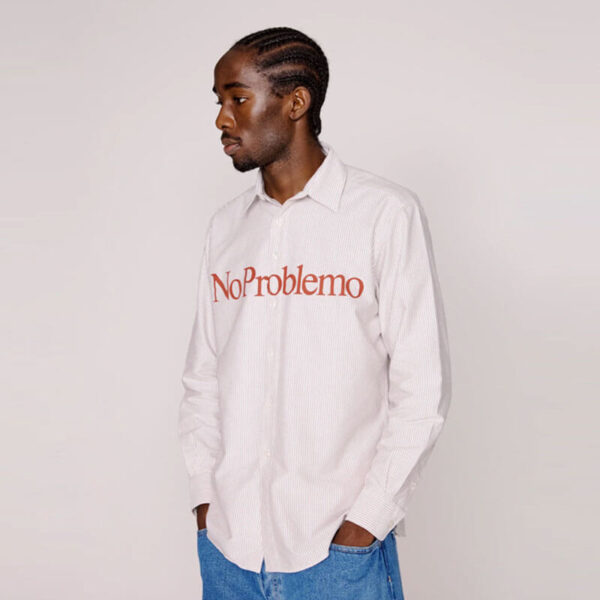 NO PROBLEMO No Problemo LS Stripe Oxford Shirt