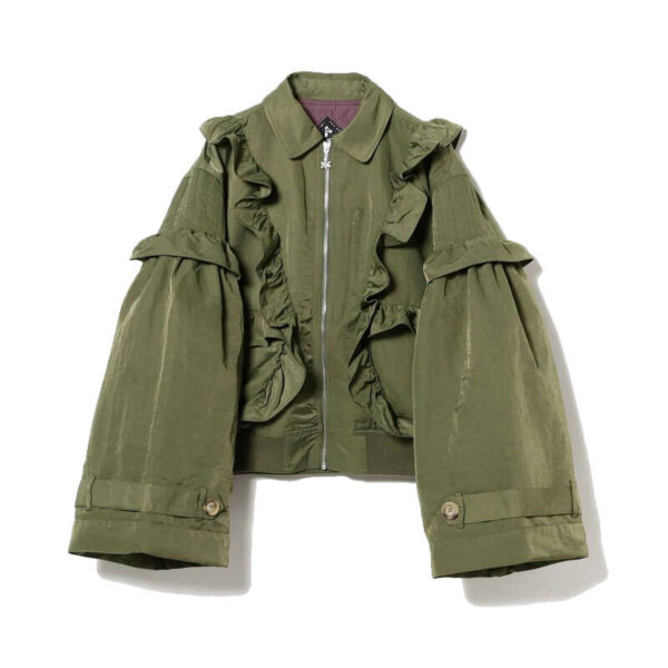 Perks & Mini Thistle Frill Bomber - Artichoke