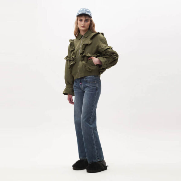 Perks & Mini Thistle Frill Bomber - Artichoke