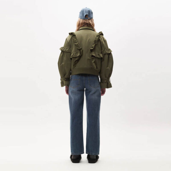 Perks & Mini Thistle Frill Bomber - Artichoke