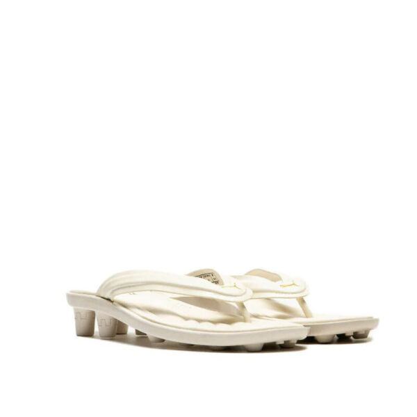 PUMA FENTY Cat Cleat Slides - Alpine Snow / Gold