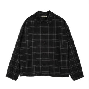 YMC PJ Overshirt - Check Black / Grey