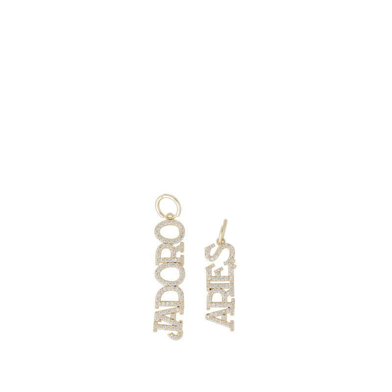 ARIES J'Adore Aries Paved Earring