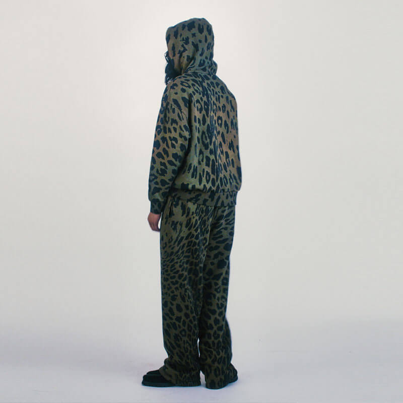Leopard Straight Sweatpant - Multi