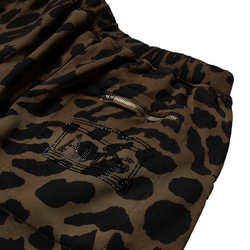 Leopard Straight Sweatpant - Multi