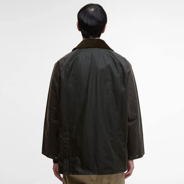Patchwork OS Bedale Wax Jacket - Sage Multi