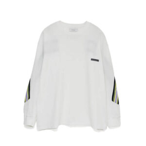 FACETASM Rib Long Tee - White