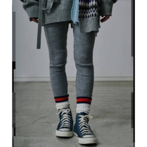 FACETASM Rib Socks - White
