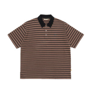 FARAH JAPAN Multi Striped Polo Tee