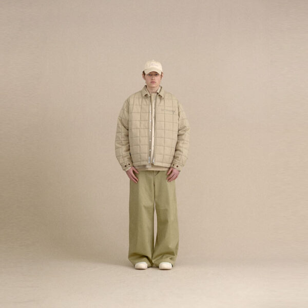 FARAH®︎ JAPAN Quilted Mechanic Jacket - Beige
