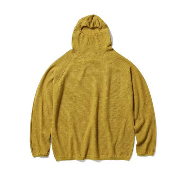 GOLDWIN 0 Perforated Wholegarment Knit Top - Bright Gold