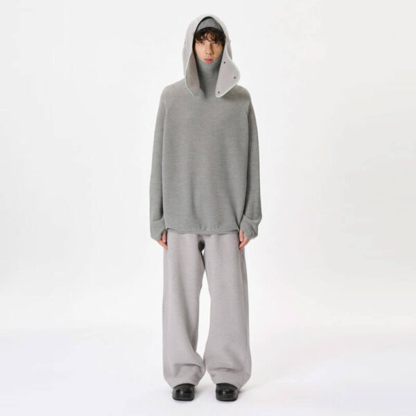 GOLDWIN 0 Perforated Wholegarment Knit Top - Zinc Gray