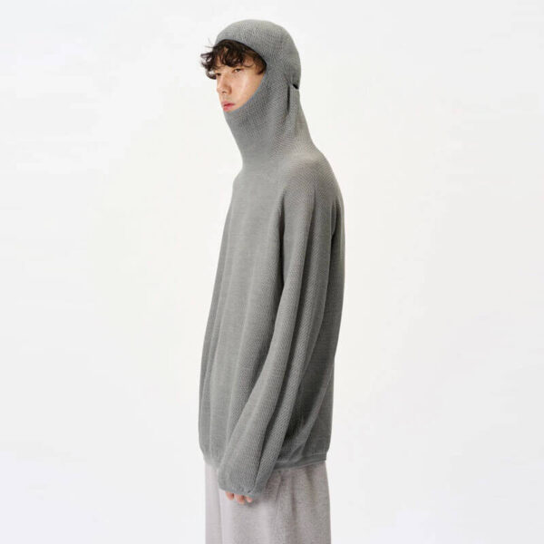 GOLDWIN 0 Perforated Wholegarment Knit Top - Zinc Gray
