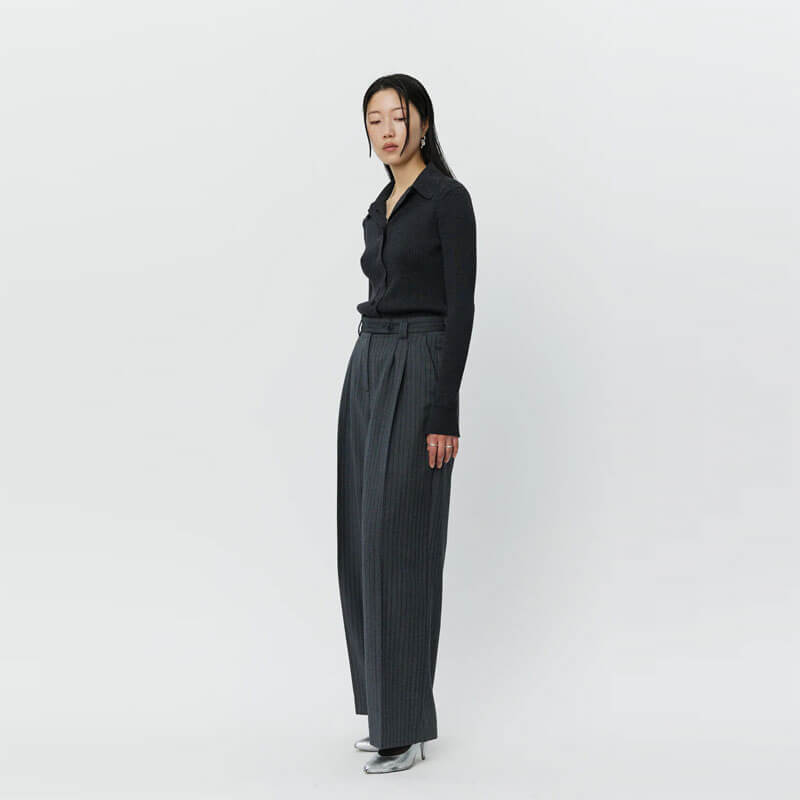 MFPEN Favorite Trouser - Wide Grey Double Stripe