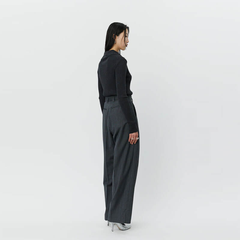 MFPEN Favorite Trouser - Wide Grey Double Stripe
