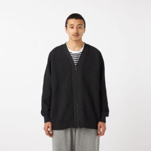 NANAMICA 5G Zip Cardigan - Heather