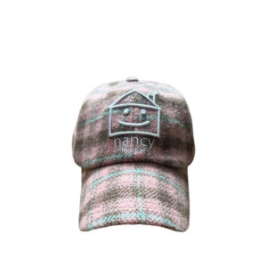 NANCY Mini Plaid House 6-Panel - Pink