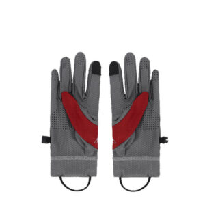 ROA Hiking Andie Base Layer Gloves - Grey / Dark Red