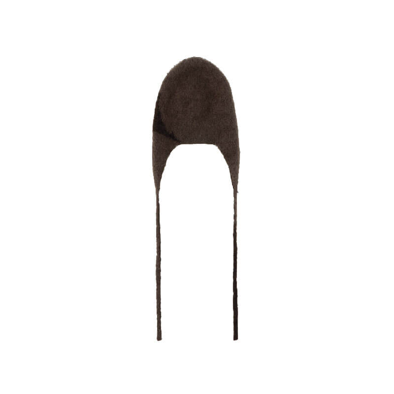ROA Hiking Bonnet Mohair Beanie - Brown