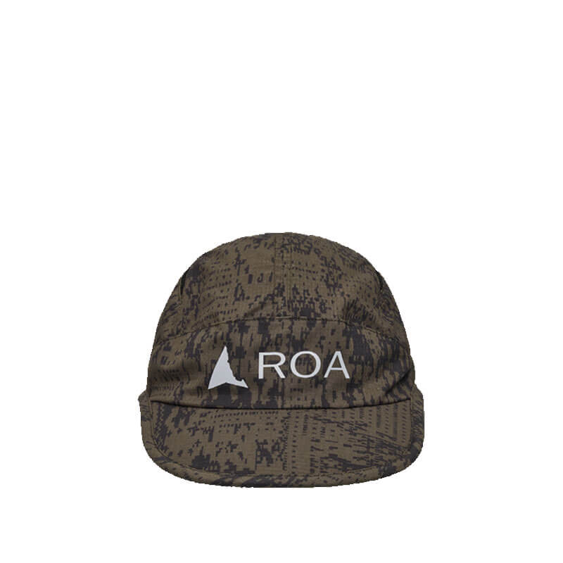 ROA Hiking Bri Melted Print Open Weave Cap