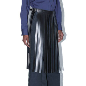 TOGA ARCHIVES Leather Fringe Belt