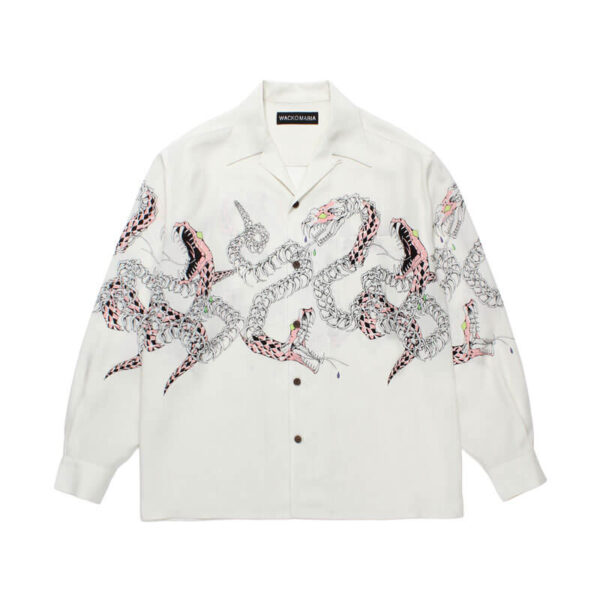 WACKO MARIA Snake Hawaiian Shirt