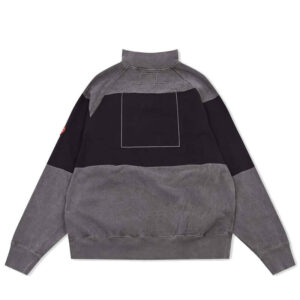 CAV EMPT Overdye Stripe Half Zip Sweatshirt