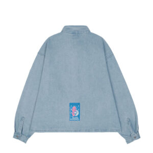 CAV EMPT Washed Denim Short Shirt Jacket