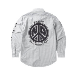 NO PROBLEMO Graphic Printed Oxford Shirt