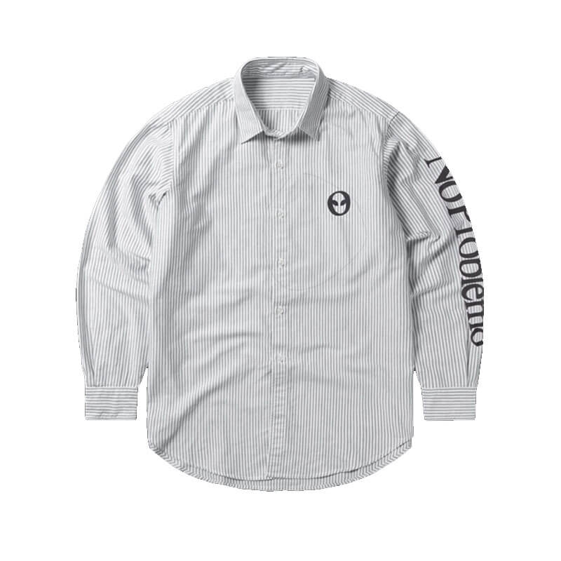 NO PROBLEMO Graphic Printed Oxford Shirt