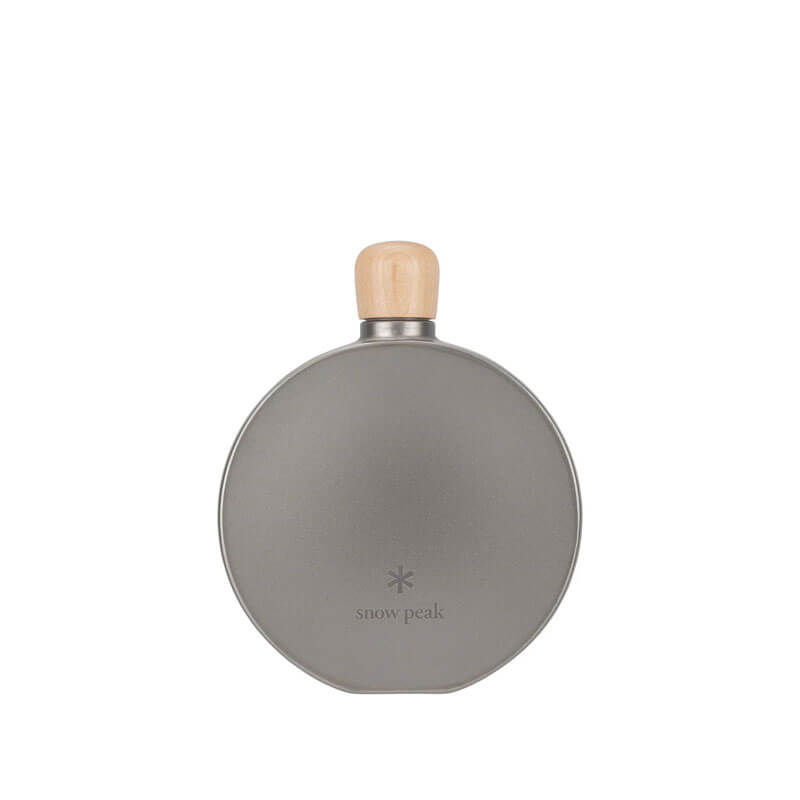 SNOW PEAK Titanium Curved Flask