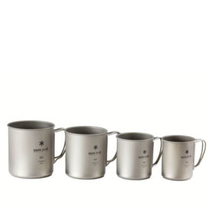 SNOW PEAK Titanium Single Wall Mugs 220ml