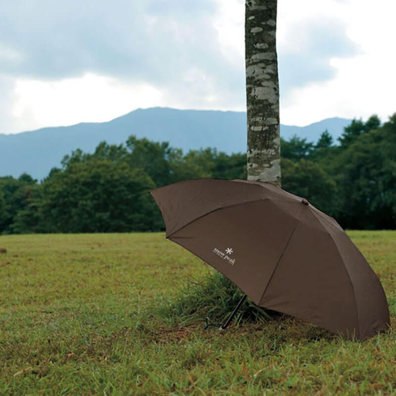 SNOW PEAK Ultralight Umbrella - Brown