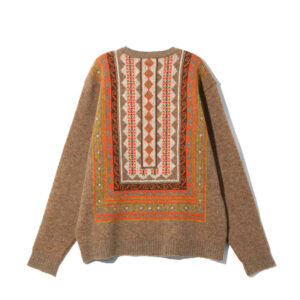SOUTH2 WEST8 Crew Neck Shetland Sweater - Beige