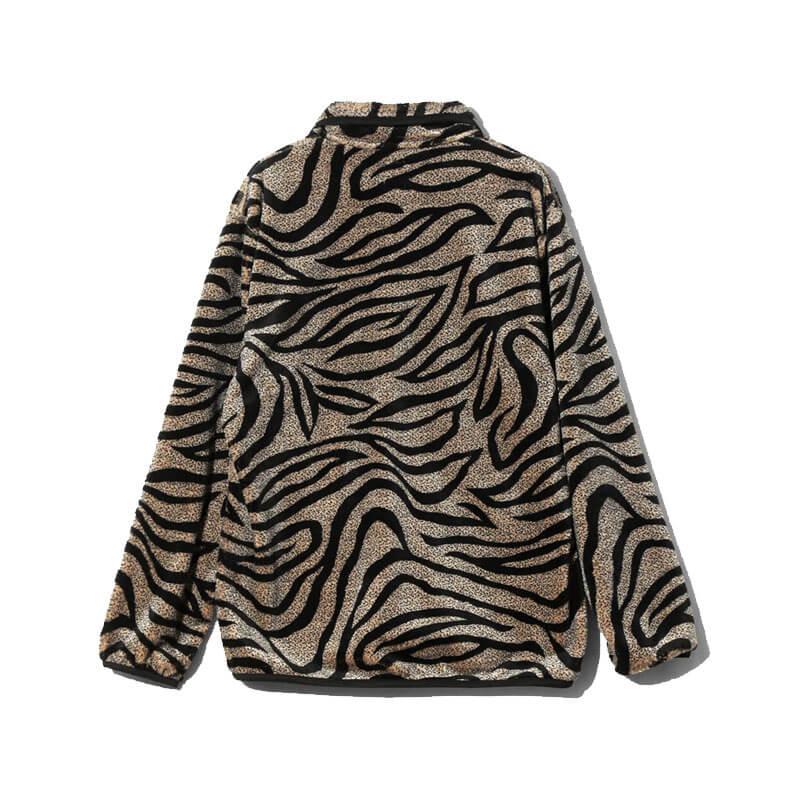 SOUTH2 WEST8 Piping Fleece Jacket - Beige