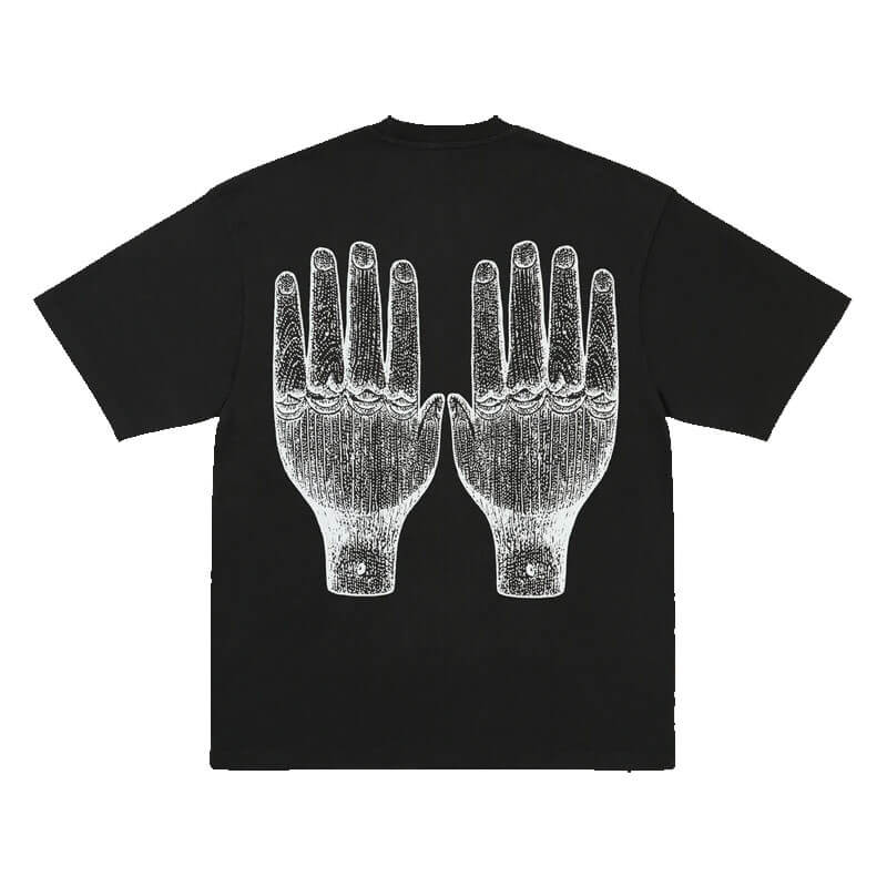 TTT Face Figures Hands Tee - Black