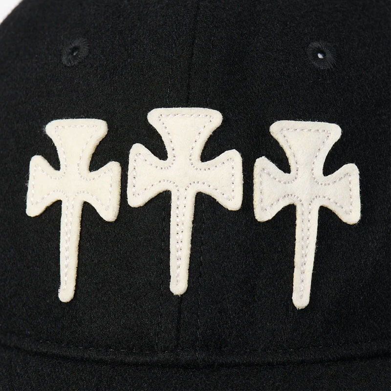 TTT Three Cross Wool Ball Cap