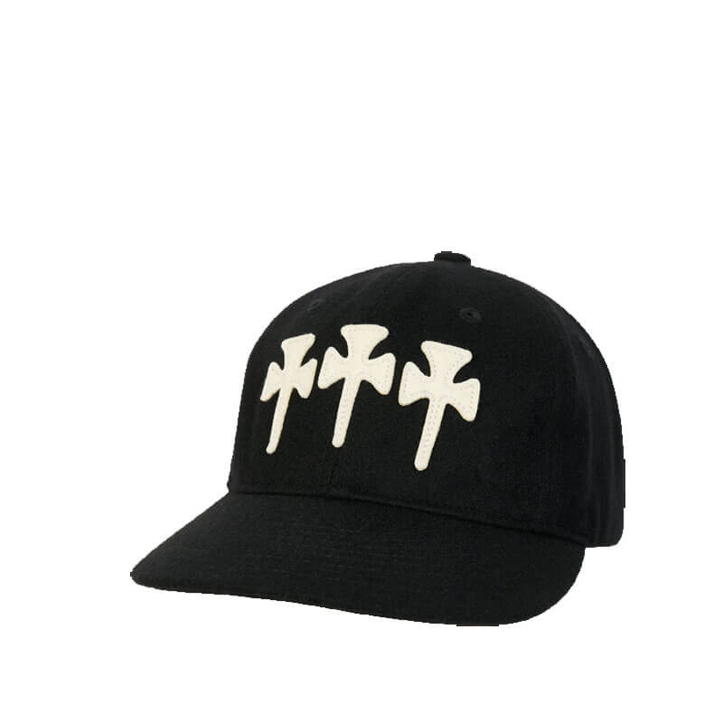 TTT Three Cross Wool Ball Cap