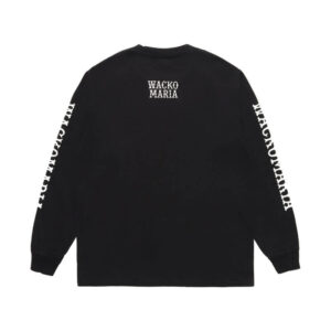 WACKO MARIA Wacko Sleeve Heavyweight LS Tee - Black