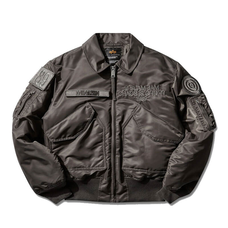 ALPHA INDUSTRIES x SLAM JAM CWU-45 Jacket - Rep Grey