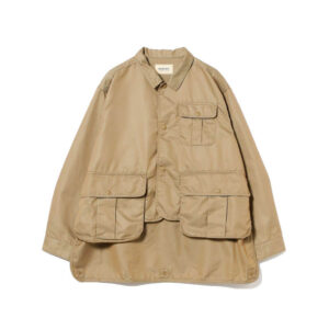 BEAMS BOY Big Chambray Gabardine Fishing Jacket