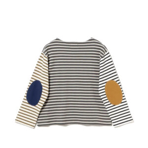 BEAMS BOY Elbow Patch Basque LS Tshirt - Boder