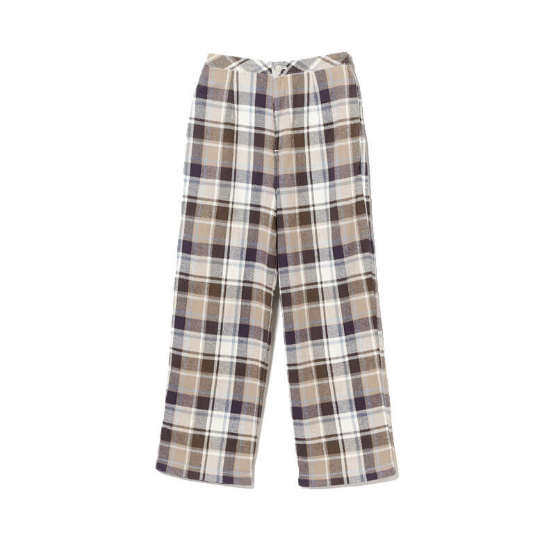 BEAMS BOY Work Check Easy Pants