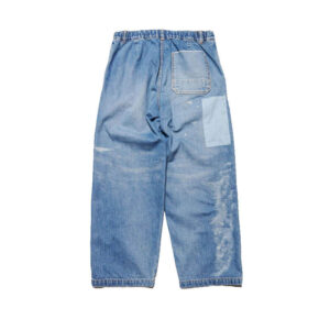 UNIFORM EXPERIMENT Parchworked Wide-Fit Jeans