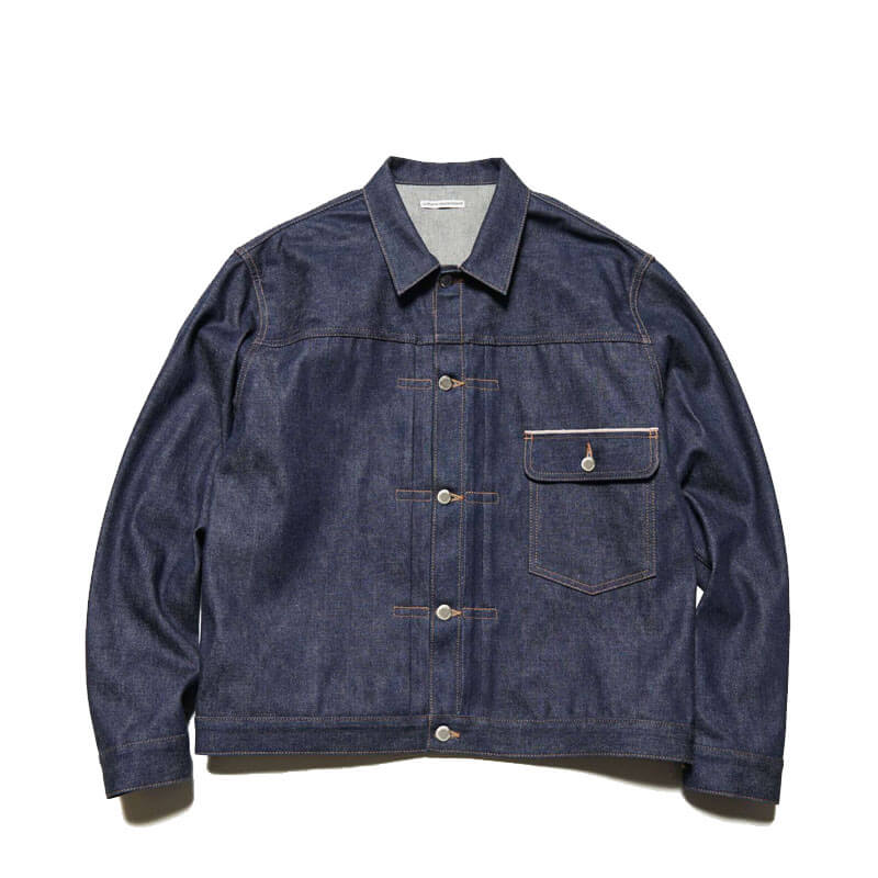 UNIFORM EXPERIMENT Rigid Denim Trucker Jacket