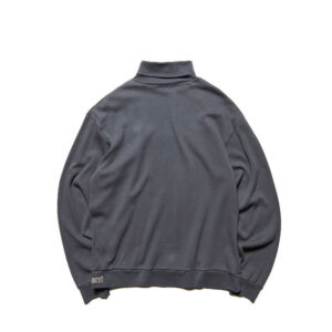 UNIFORM EXPERIMENT Waffle Highneck Top - Charcoal